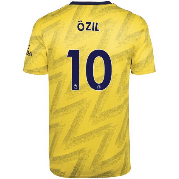 Trikot Arsenal NO.10 Ozil Auswarts 2019-20 Gelb Fussballtrikots Günstig